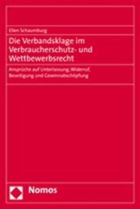 Schaumburg | Schaumburg, E: Verbandsklage im Verbraucherschutz- und Wettb | Buch | 978-3-8329-2270-2 | sack.de