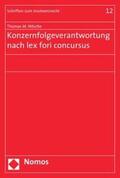 Nitsche |  Nitsche, T: Konzernfolgeverantwortung nach lex fori concursu | Buch |  Sack Fachmedien