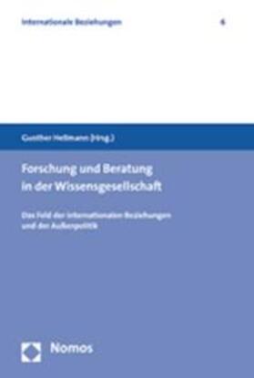 Hellmann |  Forschung und Beratung in der Wissensgesellschaft | Buch |  Sack Fachmedien