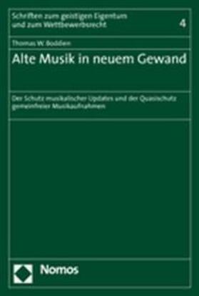 Boddien | Boddien, T: Alte Musik in neuem Gewand | Buch | 978-3-8329-2432-4 | sack.de