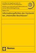 Grün |  Grün, R: Informationspflichten des Vorstands bei "Holzmüller | Buch |  Sack Fachmedien