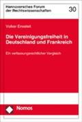 Enseleit |  Die Vereinigungsfreiheit in Deutschland und Frankreich | Buch |  Sack Fachmedien