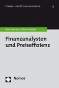 Callsen-Bracker |  Finanzanalysten und Preiseffizienz | Buch |  Sack Fachmedien