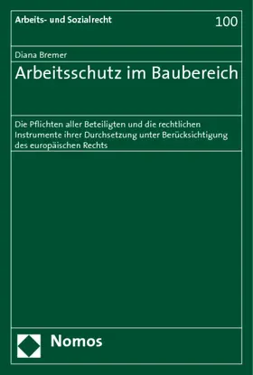 Bremer |  Arbeitsschutz im Baubereich | Buch |  Sack Fachmedien