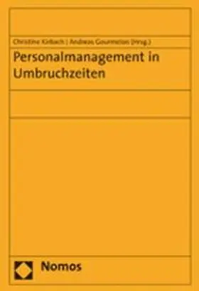 Kirbach / Gourmelon |  Personalmanagement in Umbruchzeiten | Buch |  Sack Fachmedien