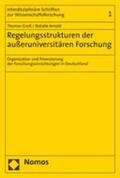 Groß / Arnold |  Groß, T: Regelungsstrukturen der außeruniversi. Forschung | Buch |  Sack Fachmedien