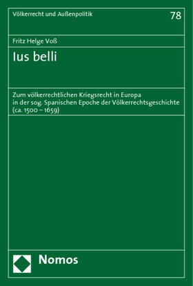 Voß | Ius belli | Buch | 978-3-8329-2653-3 | sack.de