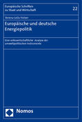 Holzer |  Holzer, V: Europäische und deutsche Energiepolitik | Buch |  Sack Fachmedien