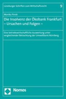 Pinski | Pinski, M: Insolvenz der Ökobank Frankfurt | Buch | 978-3-8329-2823-0 | sack.de