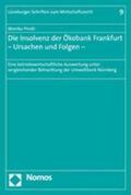 Pinski |  Pinski, M: Insolvenz der Ökobank Frankfurt | Buch |  Sack Fachmedien