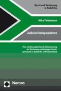 Thiedemann |  Judicial Independence | Buch |  Sack Fachmedien