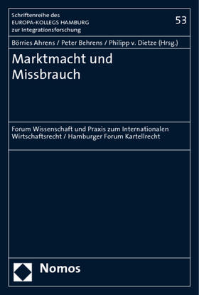 Ahrens / Behrens / Dietze | Marktmacht und Missbrauch | Buch | sack.de