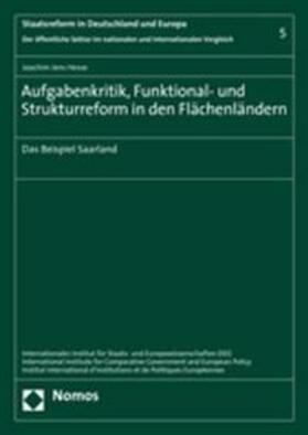 Hesse | Hesse, J: Aufgabenkritik, Funktional- und Strukturreform | Buch | 978-3-8329-2945-9 | sack.de