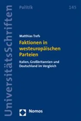 Trefs |  Faktionen in westeuropäischen Parteien | Buch |  Sack Fachmedien