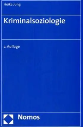 Jung |  Kriminalsoziologie | Buch |  Sack Fachmedien