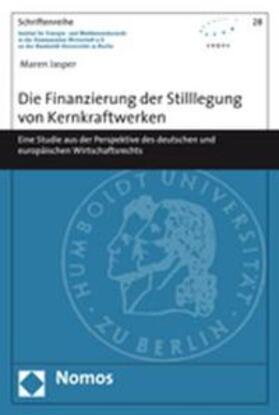 Jasper | Die Finanzierung der Stilllegung von Kernkraftwerken | Buch | 978-3-8329-3011-0 | sack.de