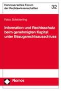 Schickerling |  Schickerling, F: Information und Rechtsschutz | Buch |  Sack Fachmedien
