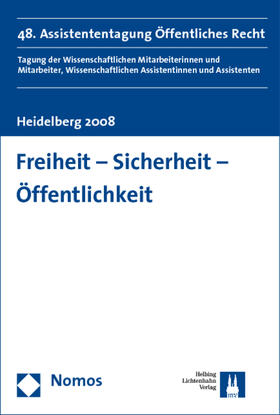 Arndt / Betz / Farahat | Freiheit - Sicherheit - Öffentlichkeit | Buch | 978-3-8329-3115-5 | sack.de
