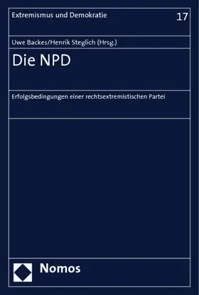 Backes / Steglich | Die NPD | Buch | 978-3-8329-3122-3 | sack.de