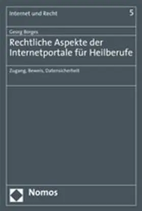 Borges |  Rechtliche Aspekte der Internetportale für Heilberufe | Buch |  Sack Fachmedien