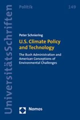 Schniering |  U.S. Climate Policy and Technology | Buch |  Sack Fachmedien