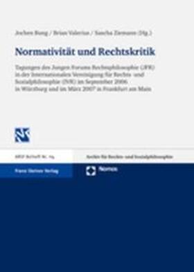 Bung / Valerius / Ziemann | Normativität und Rechtskritik | Buch | 978-3-8329-3174-2 | sack.de