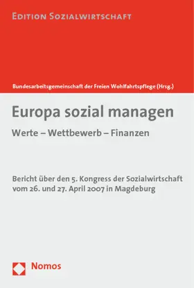  Europa sozial managen | Buch |  Sack Fachmedien