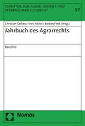 Calliess / Härtel / Veit |  Jahrbuch des Agrarrechts | Buch |  Sack Fachmedien