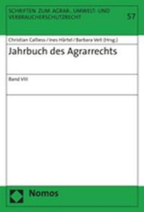 Calliess / Härtel / Veit | Jahrbuch des Agrarrechts | Buch | 978-3-8329-3309-8 | sack.de