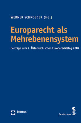 Schroeder |  Europarecht als Mehrebenensystem | Buch |  Sack Fachmedien