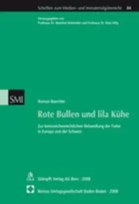 Baechler |  Rote Bullen und lila Kühe | Buch |  Sack Fachmedien