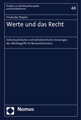 Wapler | Werte und das Recht | Buch | 978-3-8329-3509-2 | sack.de