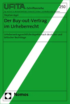 Appt |  Der Buy-out-Vertrag im Urheberrecht | Buch |  Sack Fachmedien