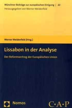 Weidenfeld |  Lissabon in der Analyse | Buch |  Sack Fachmedien