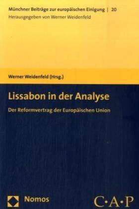 Weidenfeld |  Lissabon in der Analyse | Buch |  Sack Fachmedien