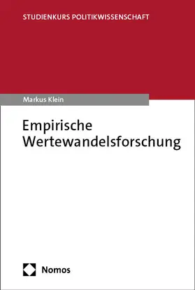 Klein |  Empirische Wertewandelsforschung | Buch |  Sack Fachmedien