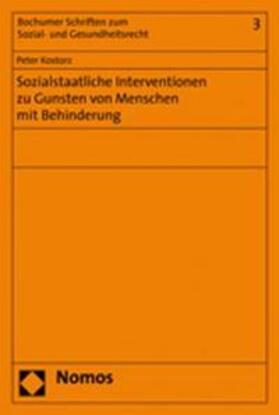 Kostorz | Kostorz, P: Sozialstaatliche Interventionen | Buch | 978-3-8329-3552-8 | sack.de