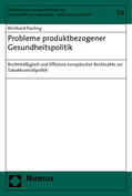Pauling |  Pauling, R: Probleme produktbezogener Gesundheitspolitik | Buch |  Sack Fachmedien
