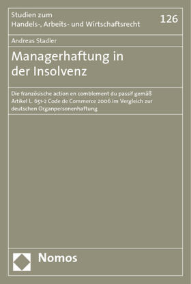 Stadler | Stadler, A: Managerhaftung in d.Insolvenz | Buch | 978-3-8329-3609-9 | sack.de