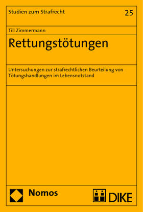 Zimmermann | Rettungstötungen | Buch | sack.de