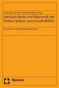 Schmidt-Trenz / Stober |  Jahrbuch Recht und Ökonomik des Dritten Sektors 2007/2008 (RÖDS) | Buch |  Sack Fachmedien