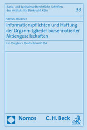 Klöckner |  Klöckner, S: Informationspflichten und Haftung | Buch |  Sack Fachmedien
