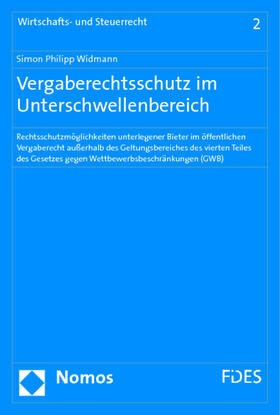 Widmann | Widmann, S: Vergaberechtsschutz im Unterschwellenbereich | Buch | sack.de