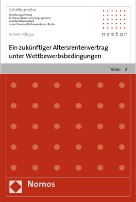 Klinge | Klinge, J: Zukünftiger Altersrentenvertrag | Buch | 978-3-8329-4030-0 | sack.de