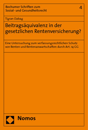 Dabag | Beitragsäquivalenz in der gesetzlichen Rentenversicherung? | Buch | 978-3-8329-4039-3 | sack.de