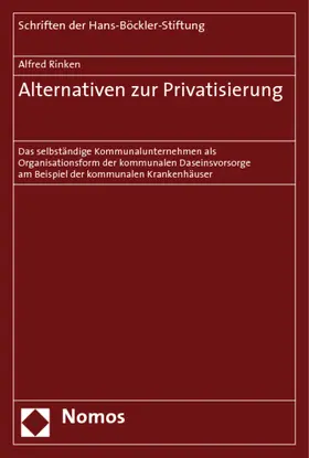 Rinken |  Alternativen zur Privatisierung | Buch |  Sack Fachmedien