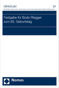  Gleiss, L: Festgabe für Bodo Riegger zum 65. Geburtstag | Buch |  Sack Fachmedien