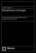 Zagouras |  Zagouras, G: Pluralismus in Europa | Buch |  Sack Fachmedien