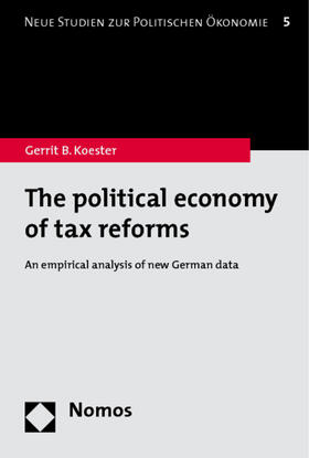 Koester | Koester, G: Political economy of tax reforms | Buch | 978-3-8329-4131-4 | sack.de