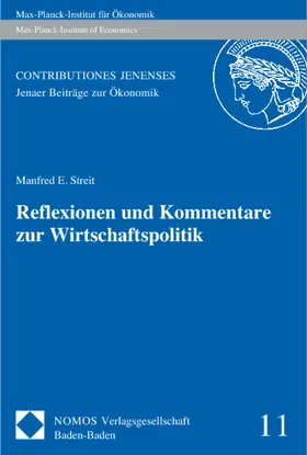 Streit |  Reflexionen und Kommentare zur Wirtschaftspolitik | Buch |  Sack Fachmedien